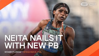 Neita dominates women&#39;s 200m in Bydgoszcz | Continental Tour Gold 2023