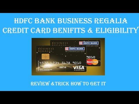 HDFC BUSINESS REGALIA CREDIT CARD REVIEW, ELIGIBILITY & FEES | 10X REWARD POINTS | HDFC REGALIA