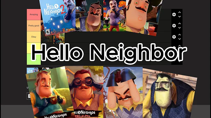 I Ranked ALL of the Hello Neighbor Franchise Games!