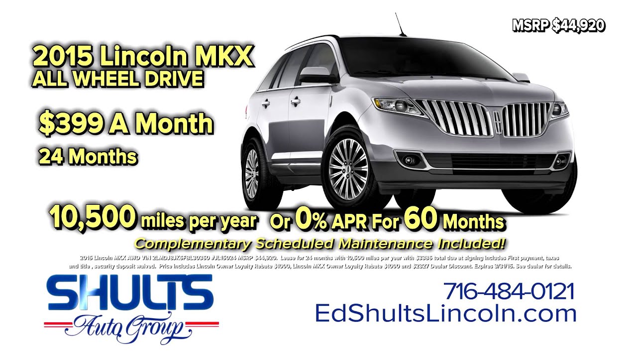 Ed Shults Lincoln Lincoln MKX Jamestown, NY YouTube
