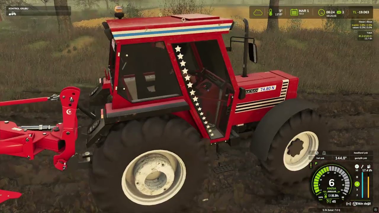 fs25 de tarlada pulluk la hasat yapdık 50 aboneye için