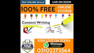 Content Writing Lecture # 2