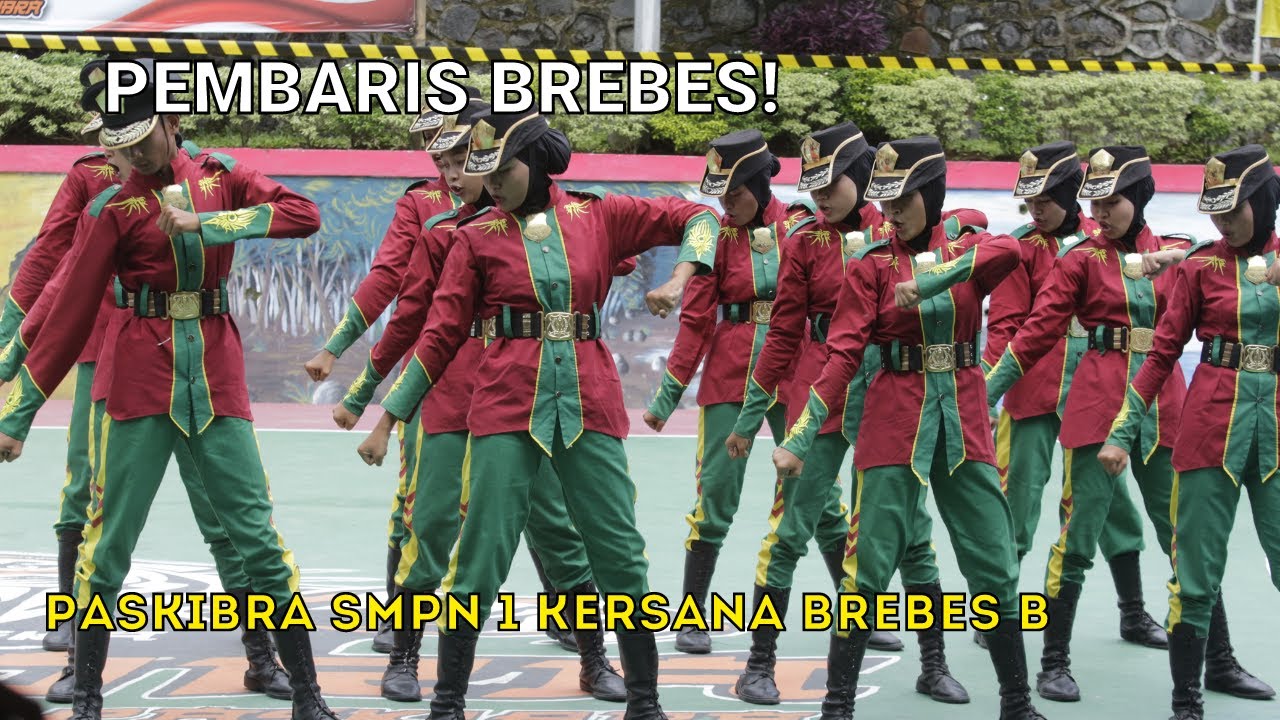 KEREN!PASKIBRA SMPN 1 KERSANA BREBES B LKBB GELORA 2 SE NASIONAL DI SMKN KARANGPUCUNG TAHUN 2022