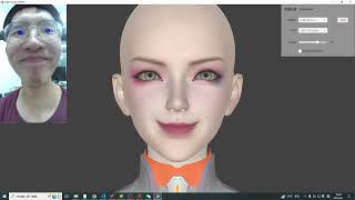 Performance of Virdyn AH camera face capture on 3D character models-Unity part 1