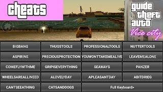 Use Cheats on GTA Vice City from your mobile screenshot 4