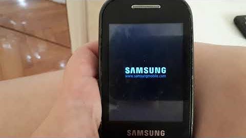 Samsung GT-B3410 Startup and Shutdown