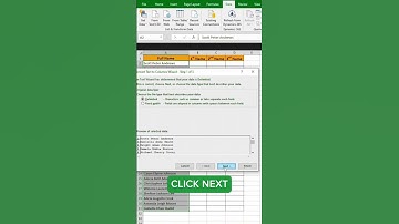 How to Convert Text to Columns #excel #spreadsheetsoftware #exceltips