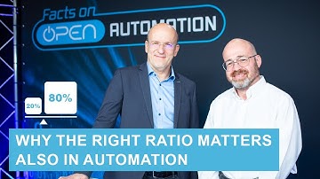 Facts on Open Automation | The 80/20 rule: Automating in a way that makes sense financially