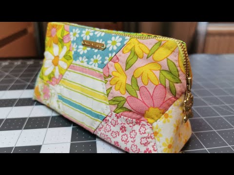 Trousse en tissu patchwork. -  27