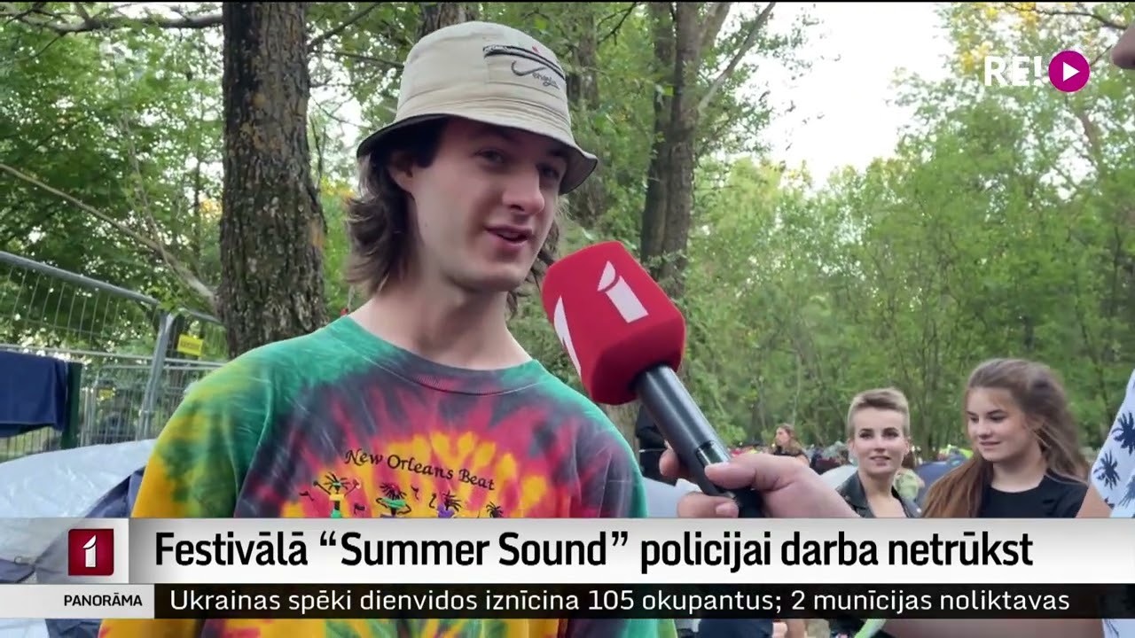 Festivālā “Summer Sound” policijai darba netrūkst