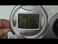 reloj de escritorio, programar hora, alarma y cronometro