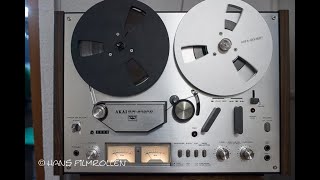 Akai GX 4000D Tonbandgerät. Aufnahmetest
