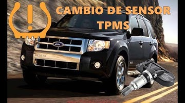 Cambio y programación de sensor TPMS Ford Escape 2011