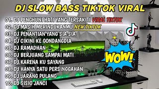 DJ SLOW BASS TIKTOK VIRAL - DJ PENGHUNI HATI YANG TERSAKITI - DJ MERINDUKANMU REMIX TERBARU 2024