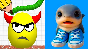 Italian Brainrot Vs Draw To Smash Puzzle Gameplay Double!