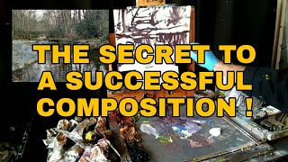 The Secret to a Successful Composition / Kyle Buckland 5 Minute Bits / Art Demo / Design Stem /