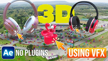 Make 3D CGI Ads in After Effects NO PLUGINS | Motion Tracking in After Effects