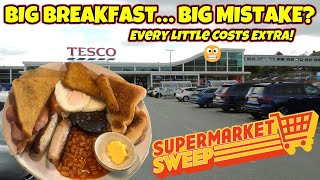BIG BREAKFAST... BIG MISTAKE? - Tesco Café Breakfast Review - Supermarket Sweep - Part 3