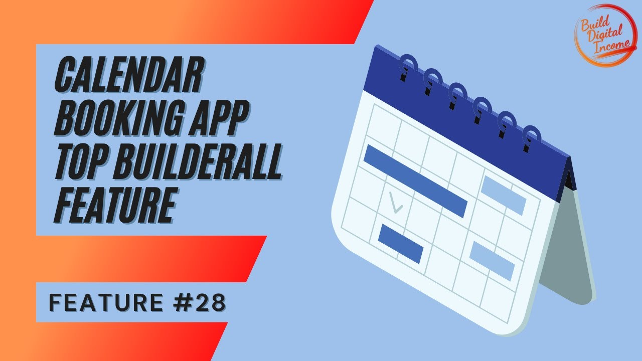 Builderall Feature #28 | Booking App | Manage Calendars for Bookings, Appointments, and Events