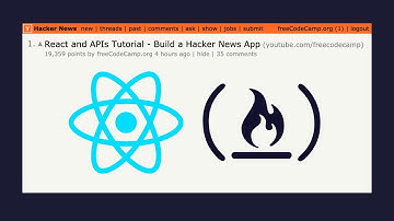React and APIs - Full Tutorial - Hacker News API Application