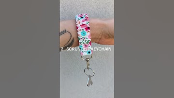 Keyfobs / Keychain #scrunchie #keychain #keyfob #wristletkeychain #shortvideo