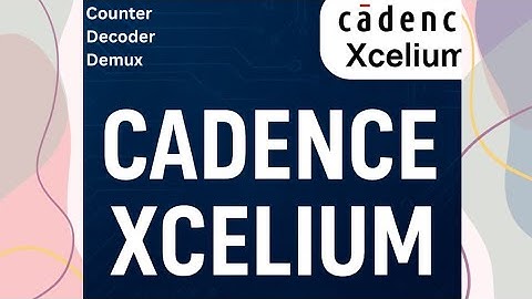Xcelium - Counter Design and Simulation | VLSI Design Verification Lab: Real-Time Counter Design