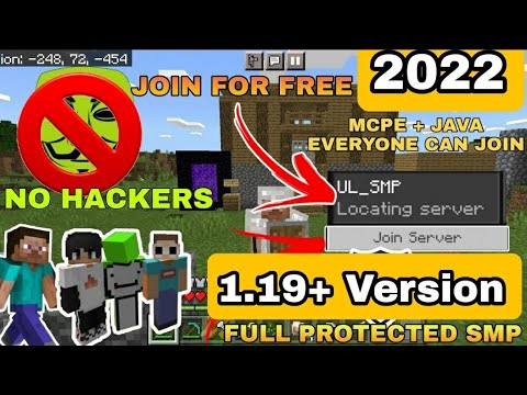 JOIN MY MINECRAFT SMP | MINECRAFT SERVER FREE FOR ALL | MCPE HINDI