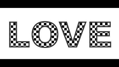 GIMP Tutorial: Creating Checkered Words