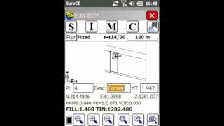 Carlson SurvCE Tutorial: Elevation Difference with the Triangulation Method Profile