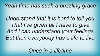 Texas - In Our Lifetime Lyrics