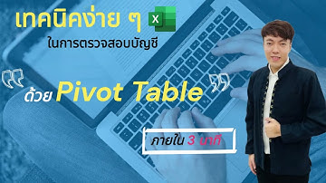เทคนิคง่ายๆ การตรวจสอบบัญชีด้วย Pivot Table