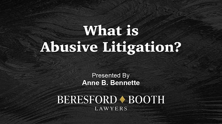 What is Abusive Litigation?