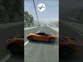 🏎️ Can the McLaren 720S survive the world's most dangerous bridge?🌉💀  #beamngdrive #crashtest