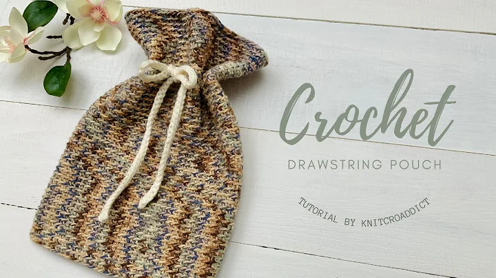 Learn to Make a Charming Crochet Drawstring Pouch