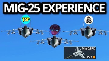THE MIG-25 EXPERIENCE IN WAR THUNDER DEV SERVER (fastest jet)