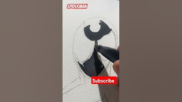Drawing Spiderman in Sharpie #art #drawing #artist #sketch #tutorial #meme