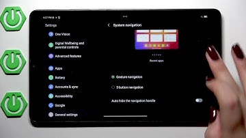LENOVO Tab One – Cara Mengubah Navigation Bar (Tombol 3 ke Gesture)
