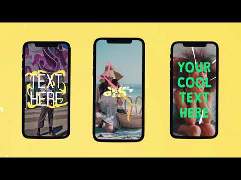 Insta Text Stories | After Effects