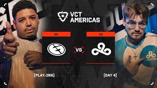 EG vs C9 - VCT Americas Stage 2 Play-Ins - Day 4