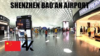 SHENZHEN, CHINA | Shenzhen Bao&#39;an Airport Walking Tour | 4k | May 5th 2021