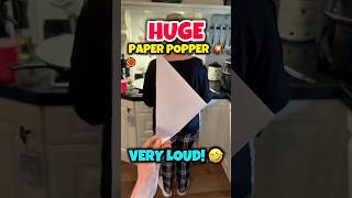 Easy Origami Paper Popper Loud Tutorial #origami #paperpopper #origamicraft #origamitutorial #shorts