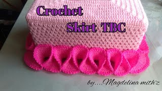 Crochet Skirt Tissue Box Cover @ Ropol ropol