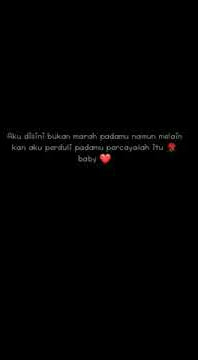 Status Wa Aku Bukan Marah