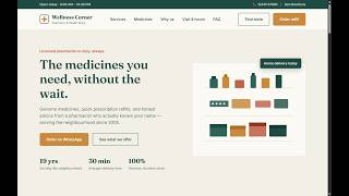 Medical Shop Website template using HTML CSS & JavaScript with Source Code