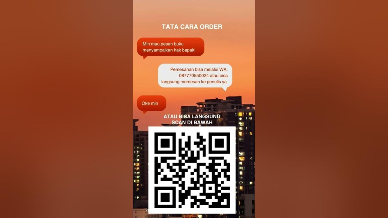 Tata Cara Order Scan Disini Buku; Menyampaikan Hak Bapak! #buku#kumpulanpuisi#literasi#sastra