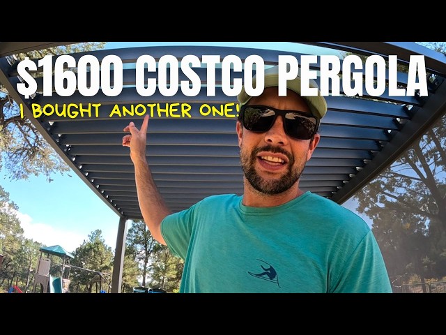Costco Mirador Pergola Review – I Bought ANOTHER One! (Rain Tested