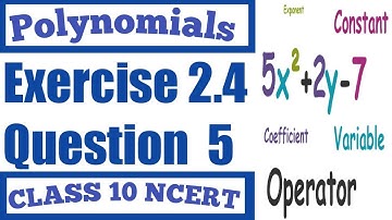 Class 10 Maths | Chapter 2 | Exercise 2.4 Question 5 In Hindi | Polynomials | NCERT