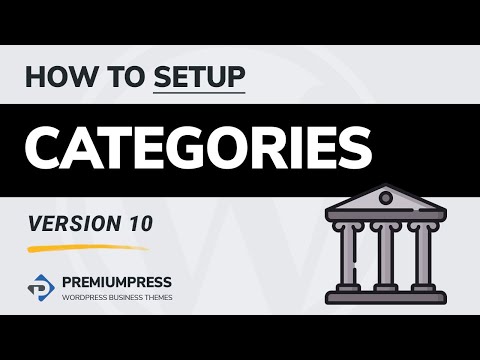 WordPress Categories - How to add/edit and re-order.
