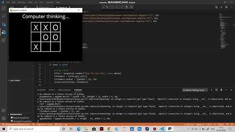 CS50 AI WITH PYTHON TICTACTOE  PROJECT 0