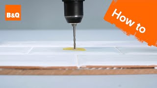 How to drill into tiles (without cracking)